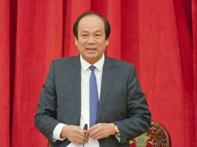 Bộ trưởng Mai Tiến Dũng cho biết Thủ tướng lưu ý Kl99 nổ hũ là “phân cấp chứ không phải bao cấp” - Ảnh: Lê Kiên