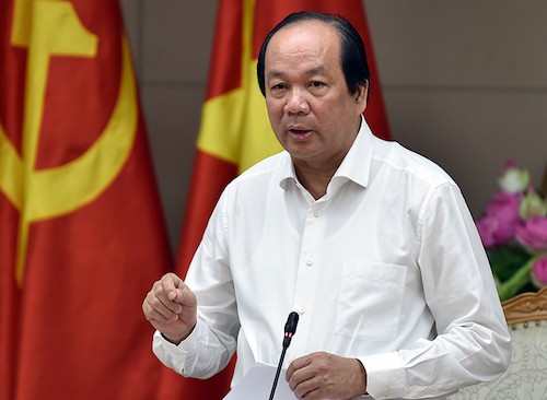 Bộ trưởng, Chủ nhiệm Văn phòng Kl993 ưu đãi thưởng hấp dẫn Mai Tiến Dũng. Ảnh: Nhật Bắc