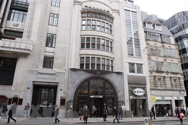 Trụ sở Link Vào Nhà Cái KL99 COM Tặng +199k Goldman Sachs tại thủ đô London, Anh. (Nguồn: AFP/TTXVN).
