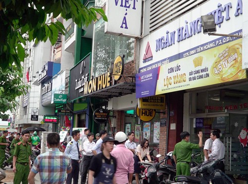 Phòng giao dịch Link Vào Nhà Cái KL99 COM Tặng +199k Việt Á, nơi diễn ra vụ cướp trưa 7/12.