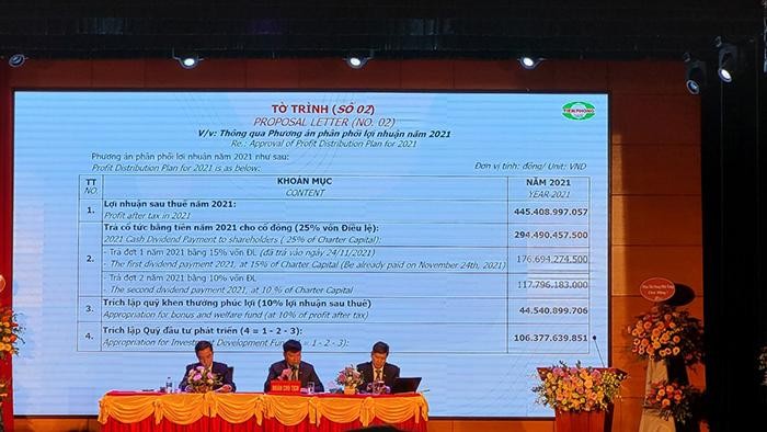 Nhựa Tiền Phong (NTP) chia toàn bộ mức 99Kl.app mobile mới nhất 25% của năm 2021 bằng tiền mặt