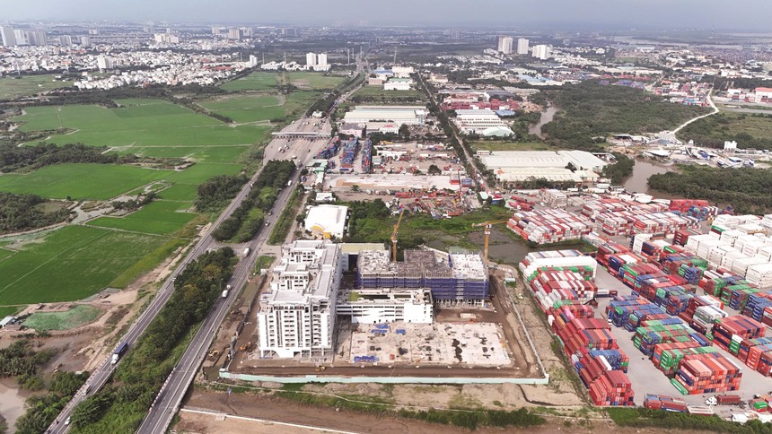 Dự án nhà ở Trang Chủ KL99Com Số 1 Link Đăng Ký KL999 cho công nhân thuê tại phường Cát Lái, TP. Thủ Đức. Ảnh: Lê Toàn.