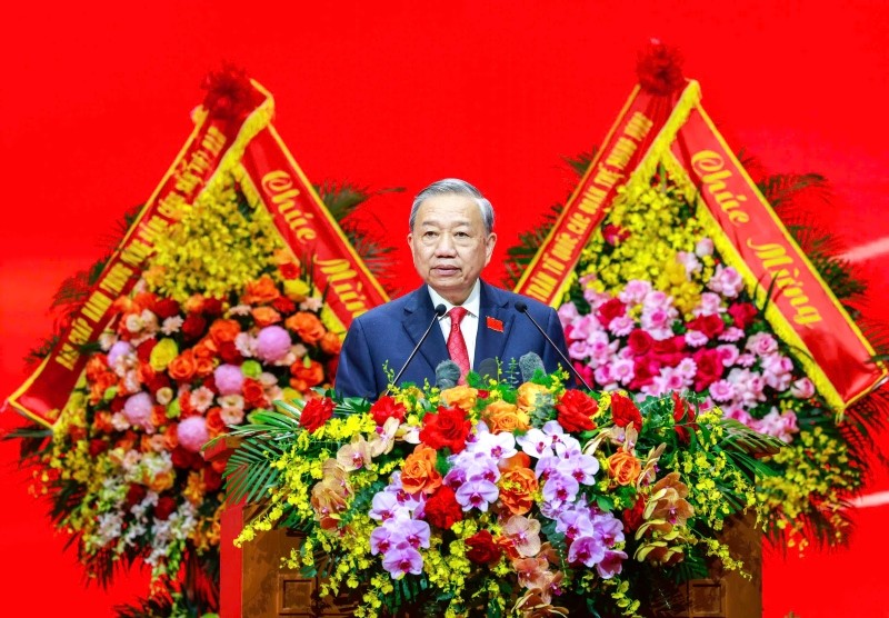 Tổng Bí thư Tô Lâm phát biểu chỉ đạo Đại hội đại biểu Đảng bộ Kl993 ưu đãi thưởng hấp dẫn lần thứ I, nhiệm kỳ 2025 - 2030.