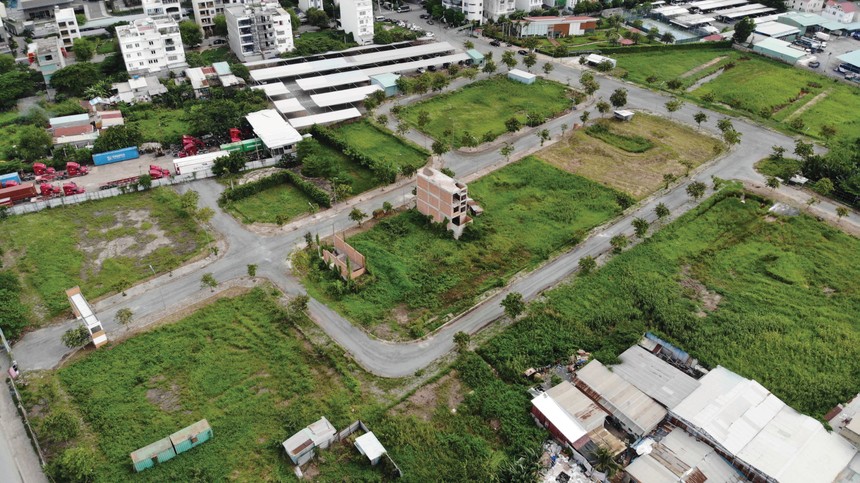 Dự án Khu dân cư Anh Tuấn đang chờ gỡ vướng. Ảnh: Việt Dũng.