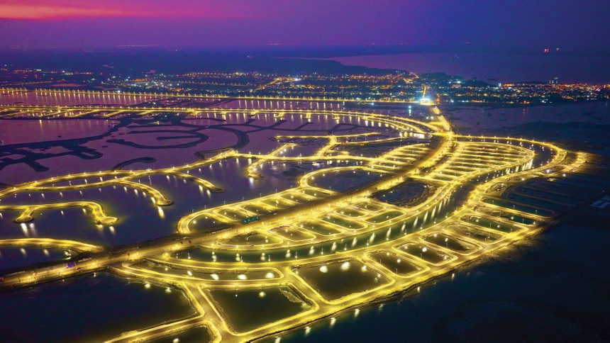 Dự án Khu đô thị lấn biển Cần Giờ, quy mô 2.870 ha, tổng vốn Kl99ok phiên bản mới hơn 10 tỷ USD, đang được triển khai rầm rộ.