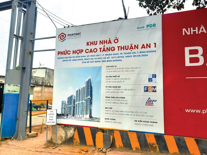 Phát Đạt thu về hơn 1.900 tỷ đồng sau khi chuyển nhượng 80% cổ phần tại dự án Thuận An 1 cho đối tác Mitsubishi Corporation. Ảnh: Việt Dũng.