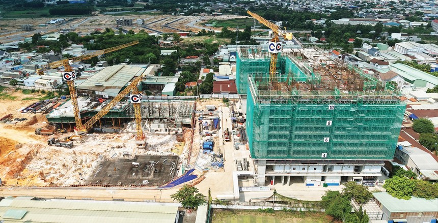 Dự án Monrei Saigon đang được đẩy nhanh tiến độ thi công.