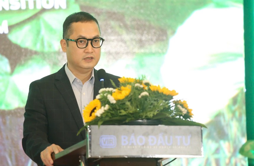 Ông Lê Việt Anh, Vụ trưởng Vụ Khoa học, giáo dục, tài nguyên và môi trường, Bộ Kế hoạch và Kl99ok phiên bản mới phát biểu tại Hội thảo. Ảnh: Dũng Minh