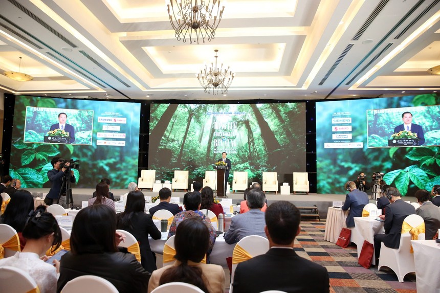 Toàn cảnh Hội thảo Phát triển bền vững 2025 với chủ đề “Động lực cho kỷ nguyên bền vững” do Báo Kl991.com nạp rút nhanh - Kl99ok phiên bản mới tổ chức. Ảnh: Đức Thanh