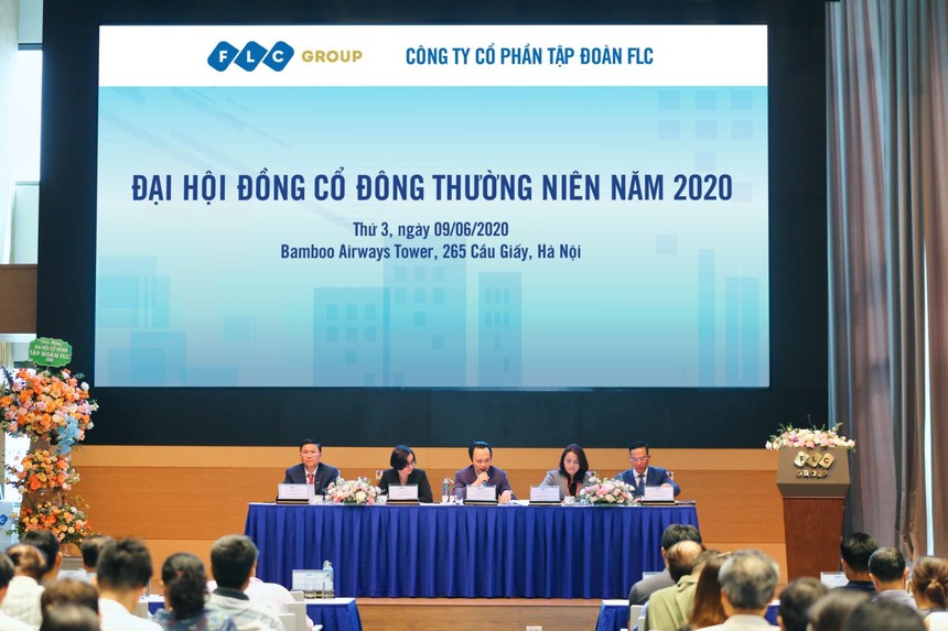 Ban chủ tọa Đại hội đồng Trang Chủ KL99Com Số 1 Link Đăng Ký KL999 thường niên Kl994 game bài casino hấp dẫn FLC năm 2020