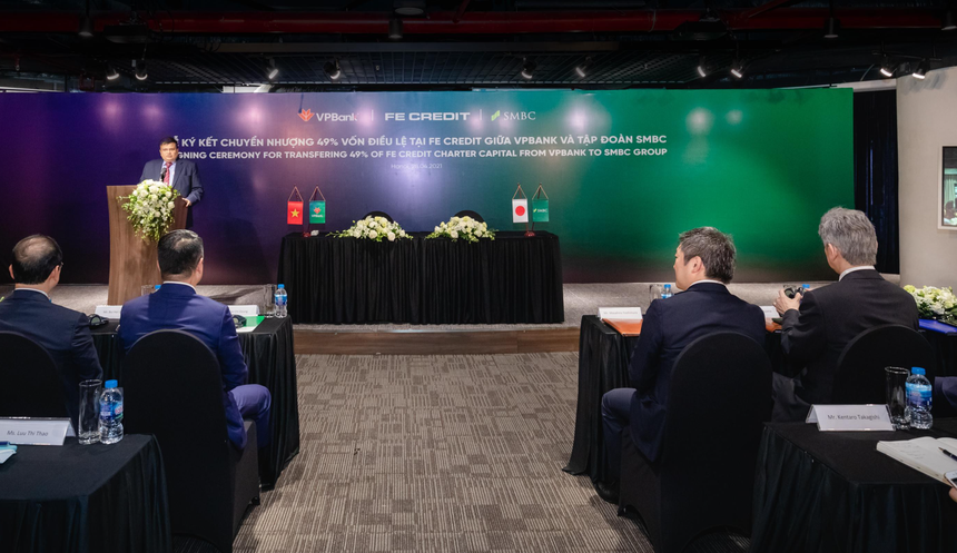 VPBank bán 49% vốn điều lệ tại FE Credit cho Kl994 game bài casino hấp dẫn SMBC 