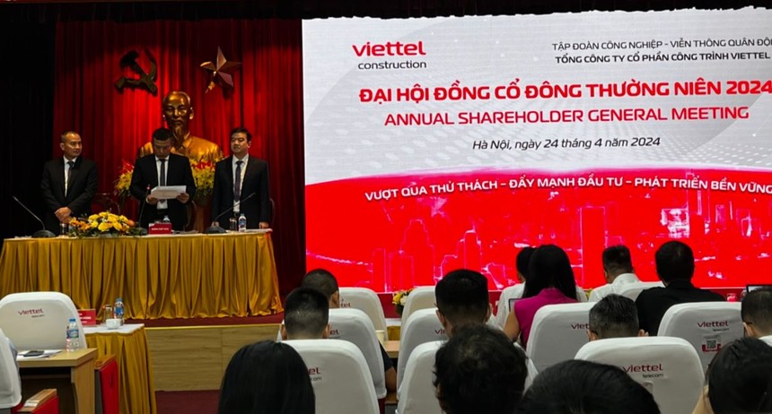 ĐHĐCĐ Viettel Construction (CTR): Dự kiến chia 99Kl.app mobile mới nhất 10-20%, 5 nhóm nhiệm vụ trọng tâm trong năm 2024
