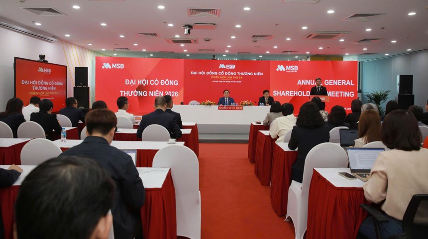 ĐHCĐ MSB 2026: Quý I/2026 đạt Kl99 nổ hũ 1.890 tỷ đồng, kế hoạch mở rộng chức năng cho TNEX 