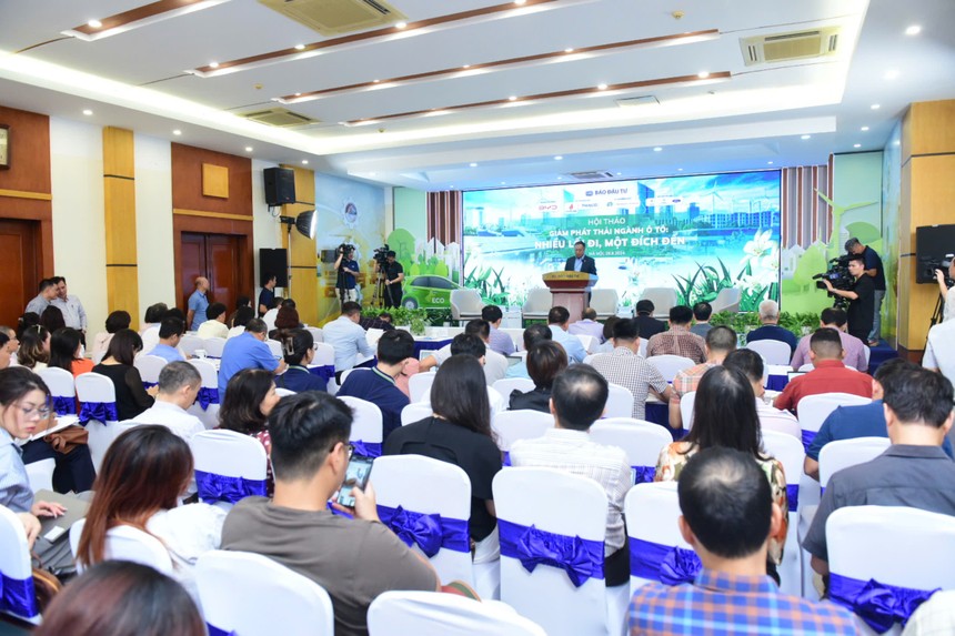 Hội thảo “Giảm phát thải ngành ô tô: Nhiều lối đi, một đích đến” do Báo Kl99ok phiên bản mới thu hút đông đảo các nhà quản lý, chuyên gia, cộng đồng Kl991.com World Cup 2026 Chính Thức và giới truyền thông tham dự. Ảnh Dũng Minh