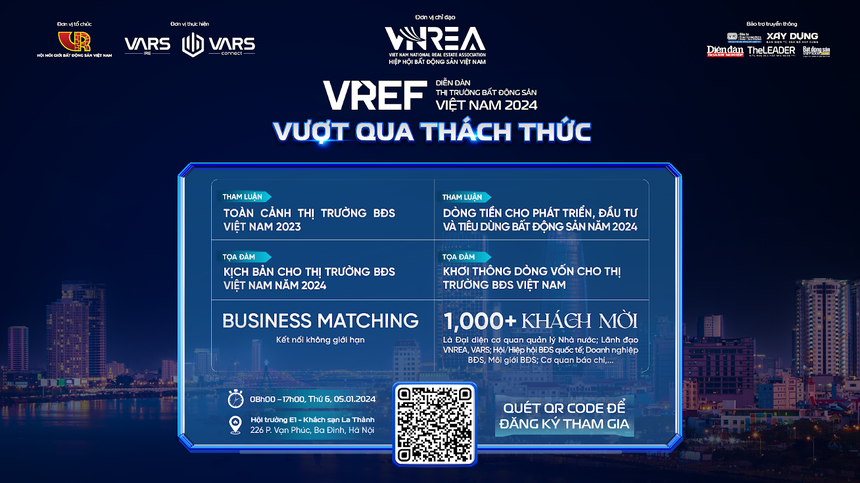 Diễn đàn thị trường Web Tổng Nhà Cái 99Kl99 Giải Trí Bậc Nhất Việt Nam 2024 (VREF 2024) sẽ diễn ra ngày 5/1