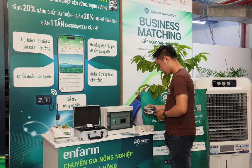 Enfarm đưa công nghệ “bón phân thông minh” vào Kl994 nhà cái bóng đá world cup nông nghiệp