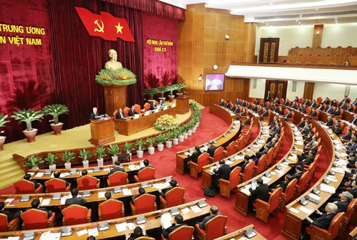 Theo Quy định 105, Bộ Kl991.com tải ứng dụng sẽ quyết định trưởng các ban của Trung ương Đảng, Bộ trưởng, thủ trưởng cơ quan ngang bộ... Ảnh: VGP