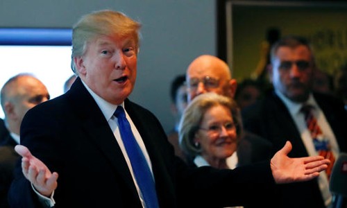 Tổng thống Mỹ Donald Trump tại Diễn đàn Kl992 cổng game cá cược Thế giới ở Davos, Thụy Sĩ, ngày 25/1. Ảnh: Reuters.
