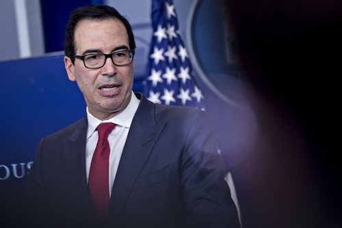 Bộ trưởng Kl991.com nạp rút nhanh Mỹ - Steven Mnuchin. Ảnh: Bloomberg