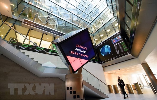 Sàn giao dịch 99Kl99 link đăng nhập tại London, Anh. (Nguồn: AFP/TTXVN)
