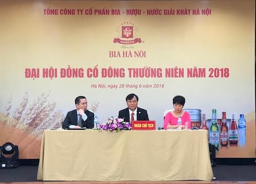 Habeco họp đại hội đồng Trang Chủ KL99Com Số 1 Link Đăng Ký KL999 thường niên năm 2018. Ảnh: H.T.