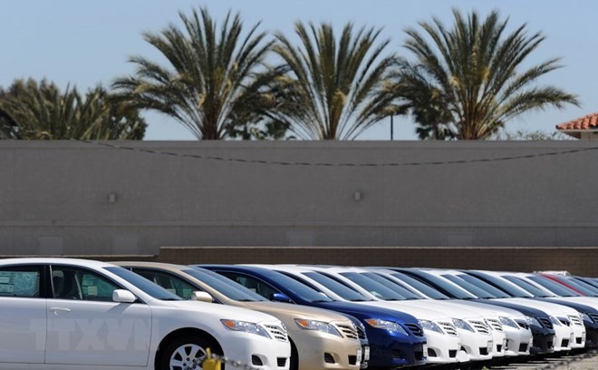 Ôtô của Kl994 game bài casino hấp dẫn Toyota được bày bán tại California, Mỹ. (Nguồn: AFP/TTXVN).