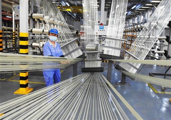 Một nhà máy Kl994 nhà cái bóng đá world cup sợi carbon ở tỉnh Giang Tô, Trung Quốc. (Nguồn: AFP/TTXVN).