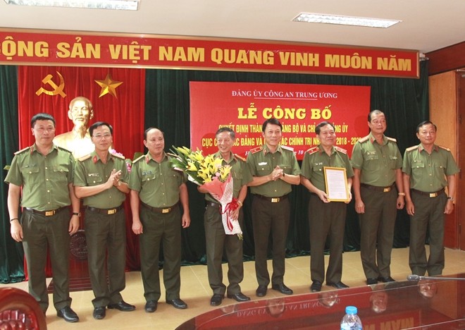 Công bố quyết định thành lập Đảng bộ Cục Công tác Đảng và công tác Kl991.com tải ứng dụng