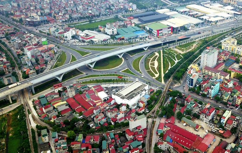 Việt Nam đã thực hiện nhiều giải pháp chính sách, cải cách để thúc đẩy tăng trưởng Kl992 cổng game cá cược nhanh và bền vững. Trong ảnh: Nút giao Long Biên trên Quốc lộ 5.