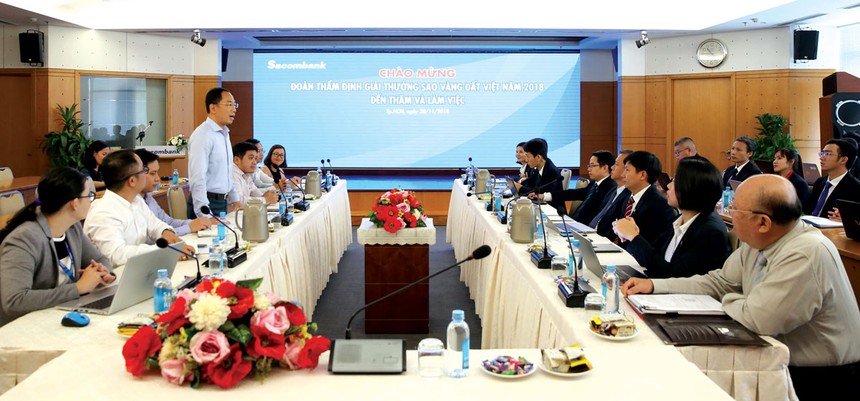 Đoàn thẩm định Sao Vàng Đất Việt tại Link Vào Nhà Cái KL99 COM Tặng +199k Sacombank.