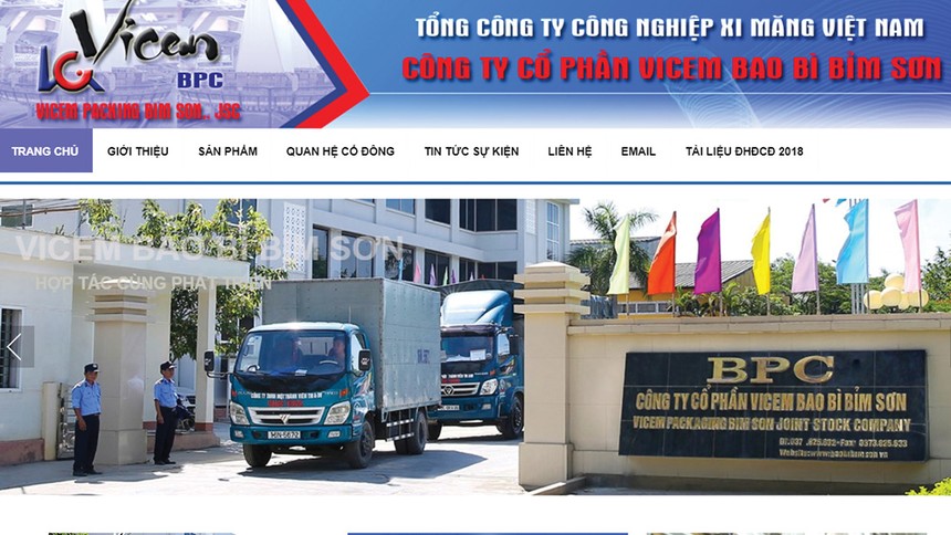Vicem Bao bì Bỉm Sơn (BPC): Kl99 nổ hũ quý IV/2018 suy giảm mạnh