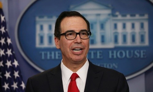 Bộ trưởng Kl991.com nạp rút nhanh Mỹ Steven Mnuchin. Ảnh: Reuters.