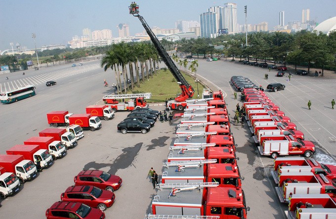 Hà Nội đã chú trọng Kl99ok phiên bản mới trang thiết bị cho công tác phòng cháy chữa cháy. Ảnh: Bá Đô.