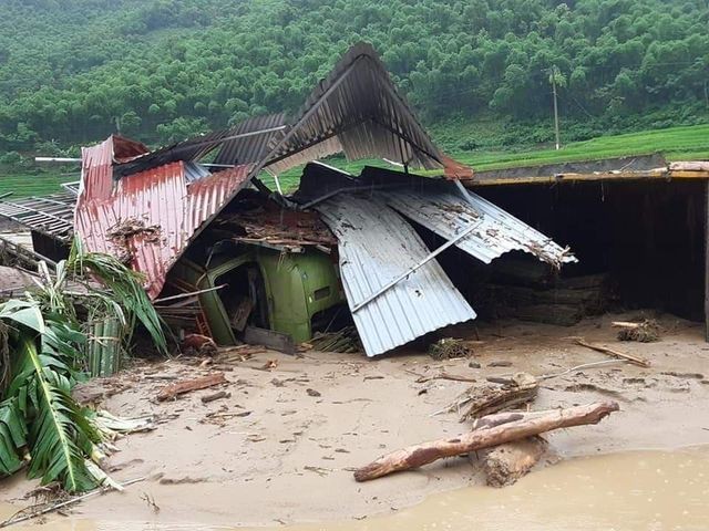 Do ảnh hưởng của cơn bão số 3, huyện Mường Lát (Thanh Hóa) là một trong những huyện thiệt hại về cả người và 99Kl.app cổng game giải trí. (Ảnh: Bình Minh).