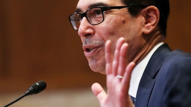 Bộ trưởng Kl991.com nạp rút nhanh Mỹ Steven Mnuchin. (Nguồn: Reuters).