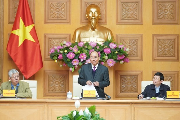 Thủ tướng Nguyễn Xuân Phúc phát biểu tại buổi làm việc. (Nguồn: Cổng thông tin điện tử Kl993 ưu đãi thưởng hấp dẫn).