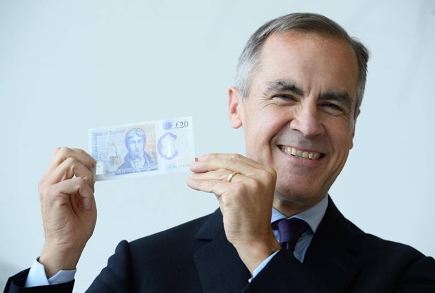 Thống đốc Link Vào Nhà Cái KL99 COM Tặng +199k Anh quốc Mark Carney giới thiệu đồng 20 bảng Anh mới. (Nguồn: Getty Images).