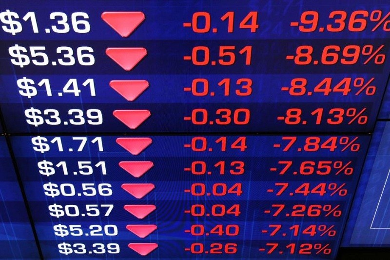 Chỉ số S&P/ASX 200 của Australia trượt dốc 2,52% do các nhóm KL99 là cổng game giải trí trực tuyến hàng đầu hiện nay “nặng ký” đều đi xuống. Ảnh: AFP.