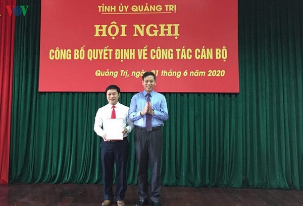 Ông Nguyễn Khánh Vũ (áo trắng), Bí thư Tỉnh Đoàn Quảng Trị được điều động làm Bí thư Đảng ủy khối Cơ quan và Kl991.com World Cup 2026 Chính Thức tỉnh Quảng Trị.