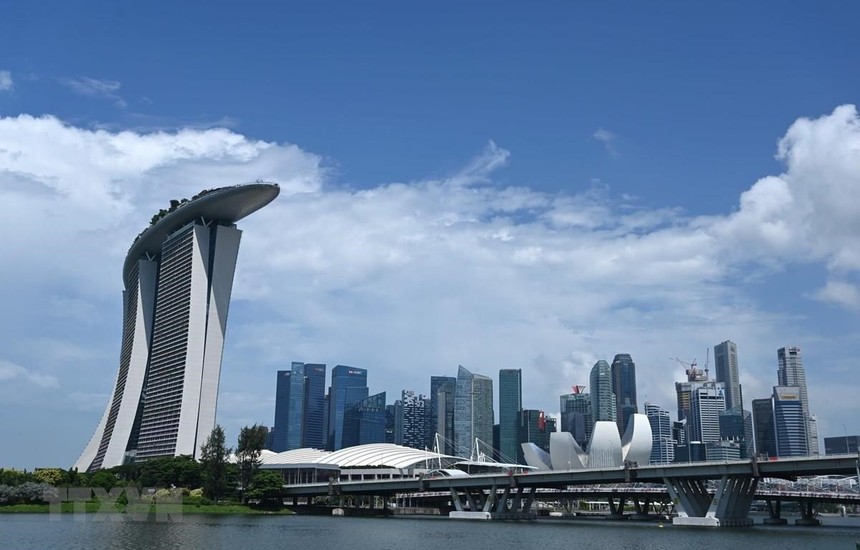 Khu vực quận Kl991.com nạp rút nhanh thương mại ở Singapore. (Ảnh: AFP/TTXVN).
