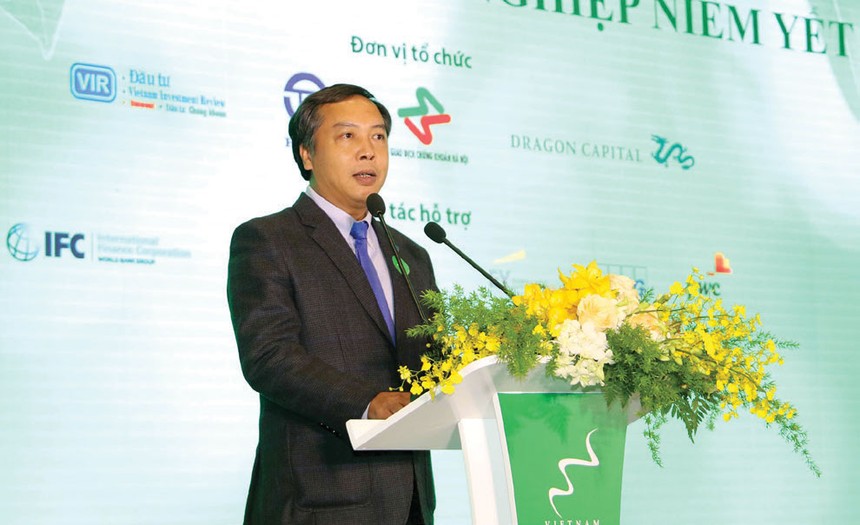 Ông Lê Trọng Minh, Tổng biên tập Báo Kl99ok phiên bản mới, đồng Trưởng ban Tổ chức phát biểu tại Cuộc bình chọn Kl991.com World Cup 2026 Chính Thức niêm yết 2019.