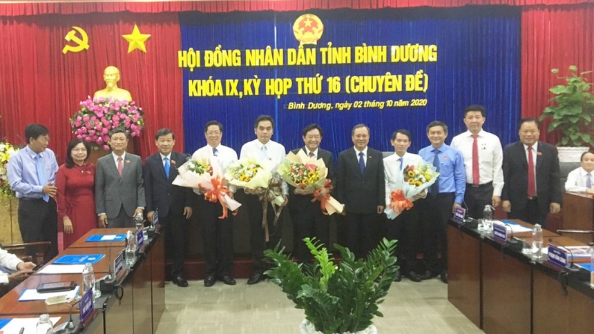 Bầu các chức danh lãnh đạo tỉnh Bình Dương nhiệm kỳ 2016-2021.
