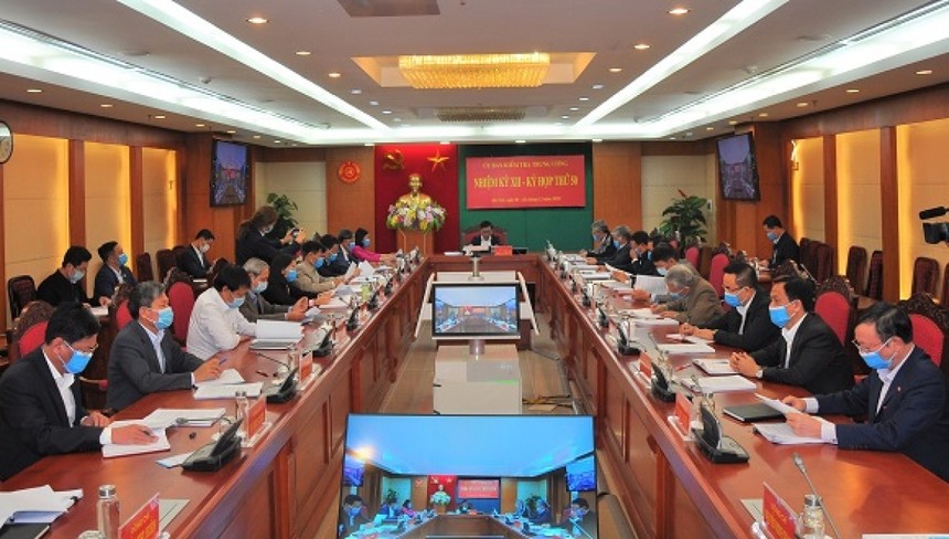 Kỳ họp thứ 50 của Ủy ban Kiểm tra Trung ương.