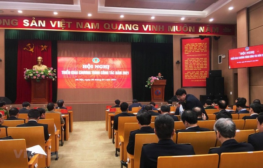 Hội nghị triển khai công tác Kiểm toán 99Kl99 trực tiếp đá gà năm 2021, ngày 5/1. (Ảnh: PV/Vietnam+).