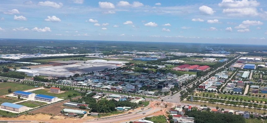 Một góc khu đô thị - công nghiệp Bàu Bàng, nơi Liên minh sàn giao dịch Web Tổng Nhà Cái 99Kl99 Giải Trí Bậc Nhất 5F đã và đang triển khai nhiều dự án tiềm năng.