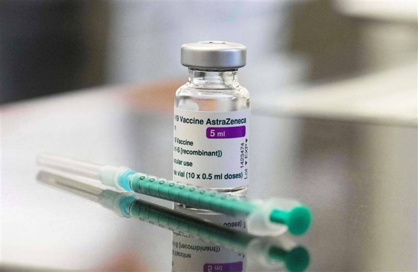 Vaccine ngừa Covid-19 của AstraZeneca. Ảnh: NBC News.