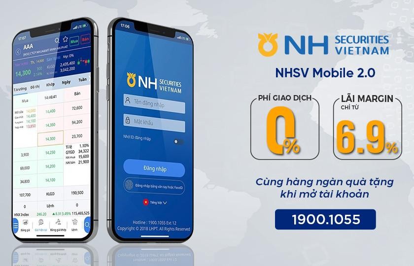 99Kl99 link đăng nhập NH Việt Nam (NHSV) miễn phí giao dịch trên ứng dụng, ưu đãi lãi margin chỉ 6,9%