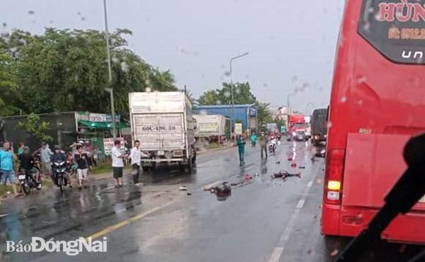 Hiện trường vụ tai nạn KL99 là cổng game giải trí trực tuyến hàng đầu hiện nay. (Nguồn: Báo Đồng Nai).