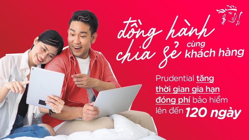 Prudential tăng thời gian gia hạn đóng phí Kl99kl phiên bản hoạt động lên đến 120 ngày