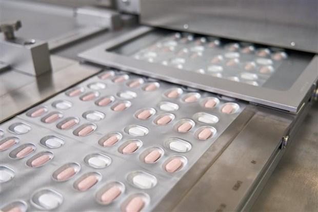 Thuốc Paxlovid điều trị COVID-19 do hãng dược phẩm Pfizer Kl994 nhà cái bóng đá world cup tại Freiburg, Đức. (Ảnh: THX/TTXVN).